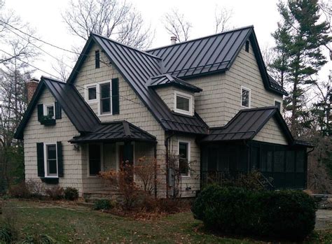 houses with a bronze metal roof|bronze standing seam metal roof.